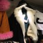 Big Imitation Fox Fur Collar Long Solid Color Coat Lamb Cashmere Padded Cotton Warm Jacket Mujer Win