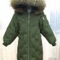 Winter Parkas Loose Korean Casual Big Real Raccoon Fur Collar Down Warm Jacket Female Long Thick Kne