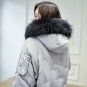 Winter Parkas Loose Korean Casual Big Real Raccoon Fur Collar Down Warm Jacket Female Long Thick Kne