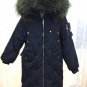 Winter Parkas Loose Korean Casual Big Real Raccoon Fur Collar Down Warm Jacket Female Long Thick Kne
