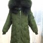 Winter Parkas Loose Korean Casual Big Real Raccoon Fur Collar Down Warm Jacket Female Long Thick Kne
