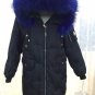 Winter Parkas Loose Korean Casual Big Real Raccoon Fur Collar Down Warm Jacket Female Long Thick Kne