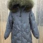 Winter Parkas Loose Korean Casual Big Real Raccoon Fur Collar Down Warm Jacket Female Long Thick Kne