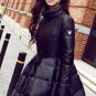 Winter warm coats women\'s overcoats long sections warm thick white duck down jacket style European