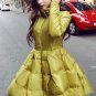 Winter warm coats women\'s overcoats long sections warm thick white duck down jacket style European