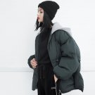 Hoodies Parkas Coats For Women Winter Thick Warm Big Size Tops Zipper Lace Up Female Cotton Coat Cas