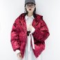 Velvet Thick Parkas Coats For Women Winter Warm Hoodies Embroidery Tops Female Big Szie Elestic Hem