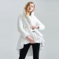 Winter Hooded Coat Jacket Women 2017 Warm Female Long Lace Up Tunic Quilted Coats With Removable Bla
