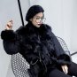 Winter New Pattern Fur Long Sleeve Short Type Loose Jacket Both Side Wear Coat Tide Woman YA882