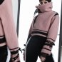new winter high collar long sleeve solid color loose jacket women coat fashion tide JC62011S