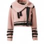 new winter high collar long sleeve solid color loose jacket women coat fashion tide JC62011S
