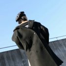 new autumn winter lapel long sleeve black solid color two side wearing wollen coat  women fashion ti