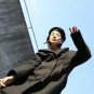 new autumn winter lapel long sleeve black solid color two side wearing wollen coat women fashion ti
