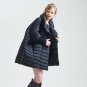 new autumn winter lapel long sleeve solid color black loose big size Cloak coat women jacket  fashio