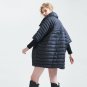 new autumn winter lapel long sleeve solid color black loose big size Cloak coat women jacket  fashio