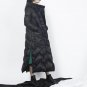 new autumn winter hooded long sleeve solid color black loose long warm coat women jacket fashion tid