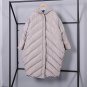 new autumn winter hooded long sleeve solid color army green loose big size warm coat women jacket fa