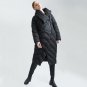 Winter Big Size Fashion New Pattern Long Type Loose Coat Keep Warm Solid Color Zipper Jacket Women Y