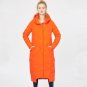 new autumn winter solid color dark blue orange loose big size long warm coat women jacket fashion ti