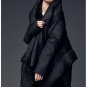 Winter Fashion New Pattern Keep Warm Cloak Type Jackets Woman Thickening Solid Color Loose Big Size 