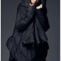 Winter Fashion New Pattern Keep Warm Cloak Type Jackets Woman Thickening Solid Color Loose Big Size 