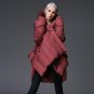 Winter Fashion New Pattern Keep Warm Cloak Type Jackets Woman Thickening Solid Color Loose Big Size 