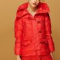 new autumn winter hooded long sleeve solid color loose black warm  coat women jacket fashion tide JA