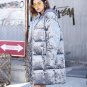 new autumn winter hooded long sleeve solid color black velour cotton-padded long coat women fashion 