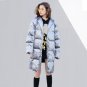 new autumn winter hooded long sleeve solid color black velour cotton-padded long coat women fashion 