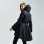 Temperament Winter Fashion Loose Coat Tide New Pattern Dovetail Hem Parkas Jackets Women Solid Color