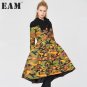 Winter New Product Fashion Large Size Loose Coat Big Swing Hem Long Type Tide Parkas Woman YA109 3 C