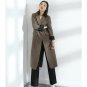 new autumn winter solid color coffee long sleeve lapel woolen loose big size coat women fashion tide