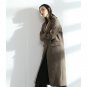 new autumn winter solid color coffee long sleeve lapel woolen loose big size coat women fashion tide