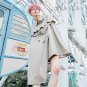 New Autumn Winter Fashion Irregular Big Pendulum Cloak Belt Decoration Windbreaker Loose Coat Women 