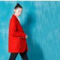 New Winter Coat Women Turn-Down Collar Character Appliques Single Button Medium Long Wool Coats Outw