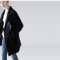 Winter New Lapel Embroidered Patchwork Coat Female Woolen Jacket Slim Long Blends Coats