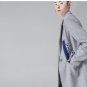 Winter New Lapel Embroidered Patchwork Coat Female Woolen Jacket Slim Long Blends Coats