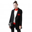 Winter New Thicken Warm Suit Women Long Wool Blends  Patchwork Spliced Jacket Coats