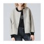 New Arrival Autumn Winter Round Neck Loose Short Straight Female wollen Baseball Coats