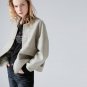 New Arrival Autumn Winter Round Neck Loose Short Straight Female wollen Baseball Coats
