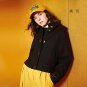 Woollen Coat  Winter Women Solid Color Embroidery Turn Down Collar Wool Short Overcoat Female