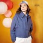 Woollen Coat  Winter Women Solid Color Embroidery Turn Down Collar Wool Short Overcoat Female