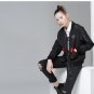 Winter Baseball Jacket Coat Paragraph Cotton Jacket Female Letter Printing Embroidery Parkas Clothes