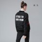 Winter Baseball Jacket Coat Paragraph Cotton Jacket Female Letter Printing Embroidery Parkas Clothes