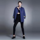 Brand New Women Autumn Winter Trench Coat Women Fashion Long Coat Women Color Contrast Patchwork Ove