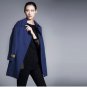 Brand New Women Autumn Winter Trench Coat Women Fashion Long Coat Women Color Contrast Patchwork Ove