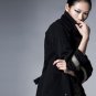 Brand New Women Autumn Winter Trench Coat Women Fashion Long Coat Women Color Contrast Patchwork Ove