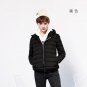 Down Coats Winter Women Casual Letter Printed All Match Hat Detachable Thin Slim Jacket Female