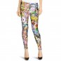 Fahion Women Casual Monster Collage Funny Skinny Sexy Leggings Slim Print Characters Pants Stretch T
