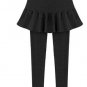 Leggings Skirt With Pants Solid Skinny Autumn Footless Legging Fake Two Pieces Pencil Pants 3 Styles